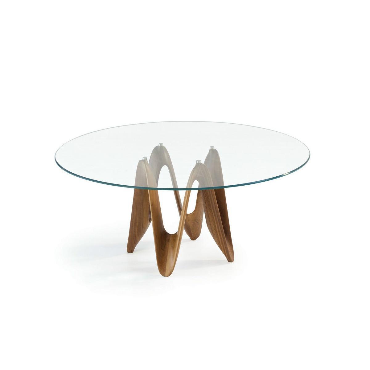 LAMBDA glass table by SOVET Italia