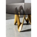 LAMBDA glass table by SOVET Italia