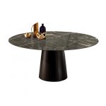 TOTEM round ceramic table by SOVET Italia