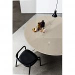 TOTEM round ceramic table by SOVET Italia