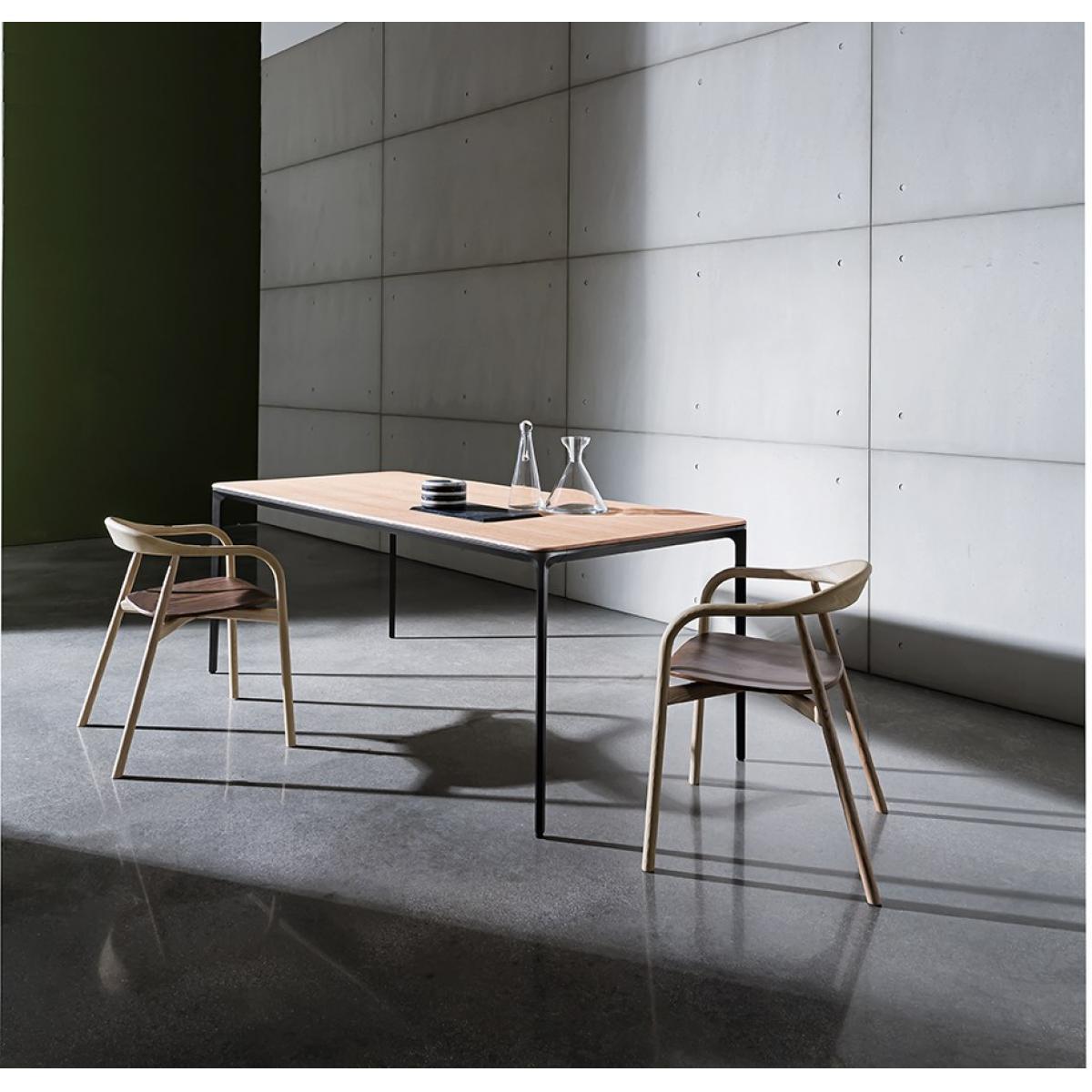 SLIM WOOD extendable table by SOVET Italia