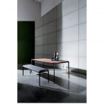 SLIM WOOD extendable table by SOVET Italia