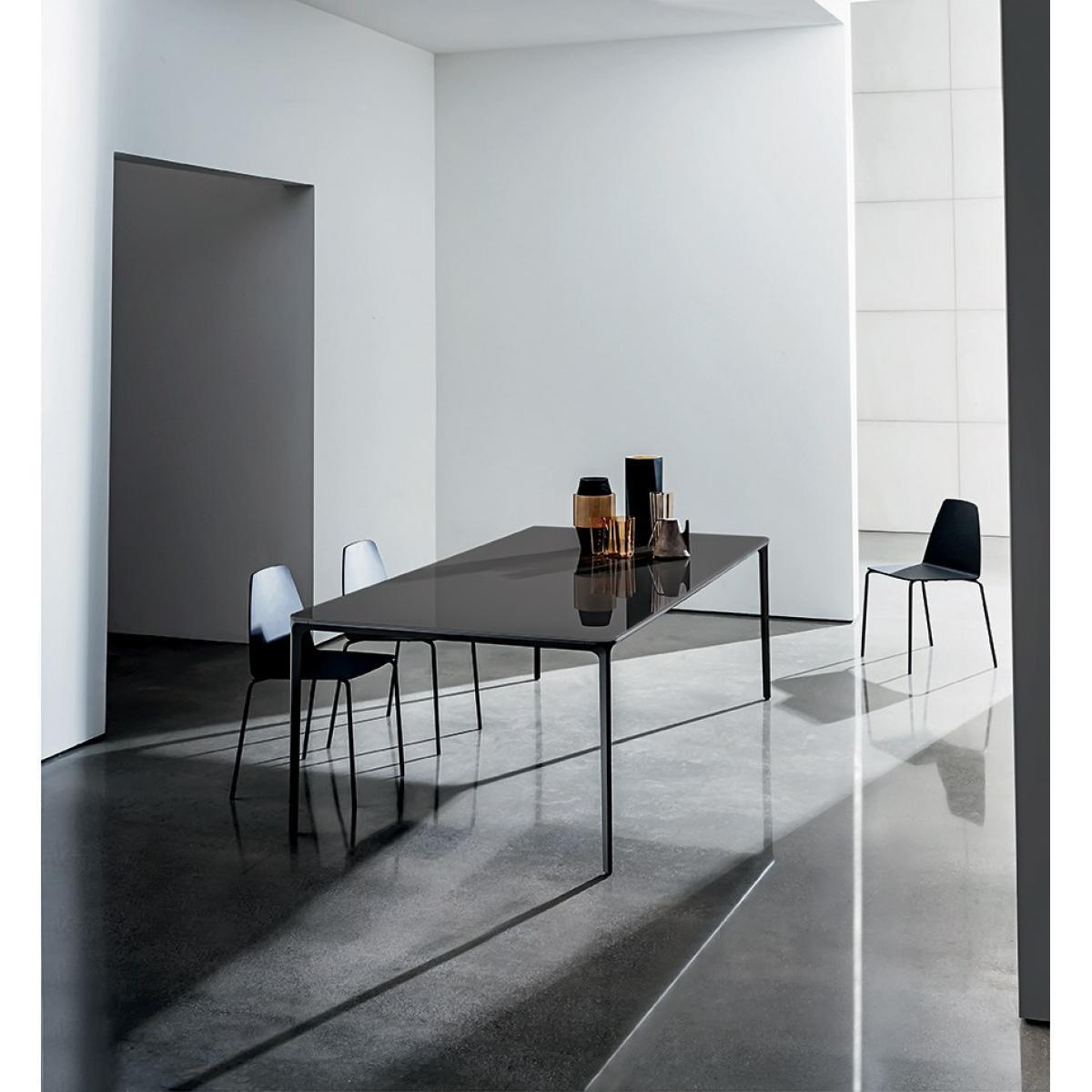 SLIM glass table by SOVET Italia