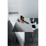 SLIM glass table by SOVET Italia