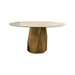 DEOD Round ceramic table by SOVET Italia