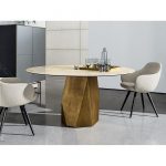 DEOD Round ceramic table by SOVET Italia