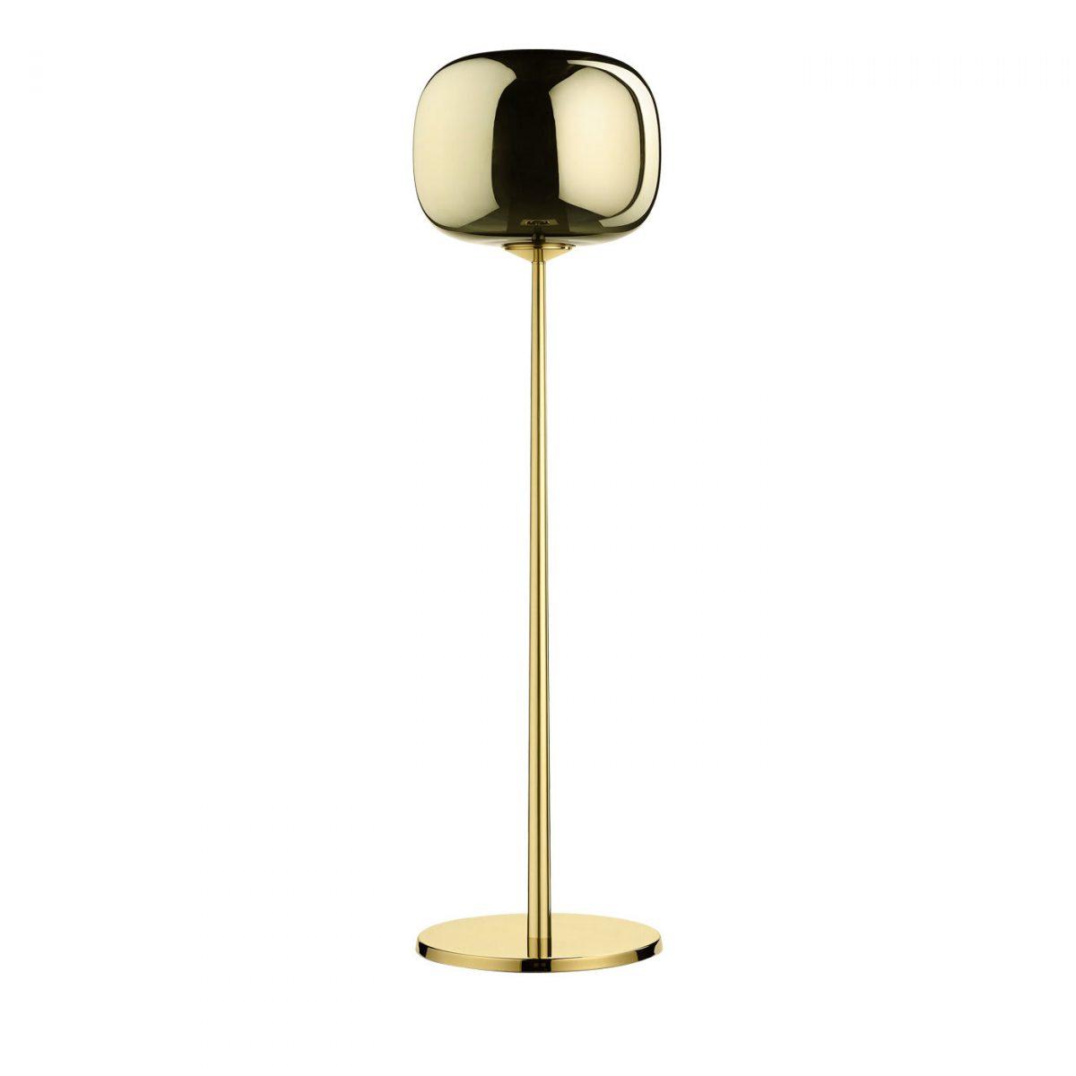 Dusk Dawn Floor Lamp in Polished Brass Finish By GHIDINI1961