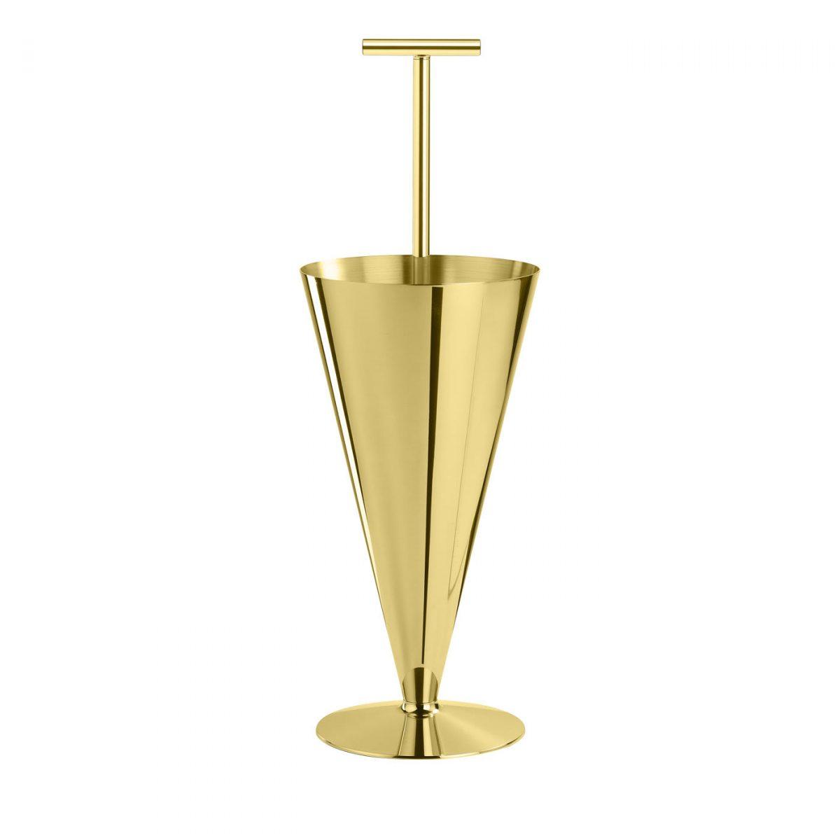 Butler Satin Brass Umbrella Stand By GHIDINI1961