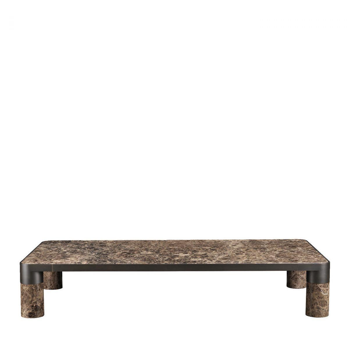 Bold Emperador Marble Coffee Table by GHIDINI1961