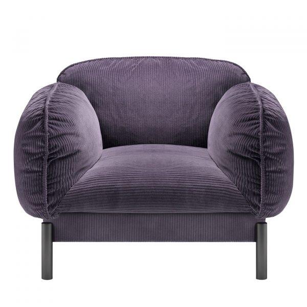 Tarantino Purple Lounge Chair by GHIDINI1961