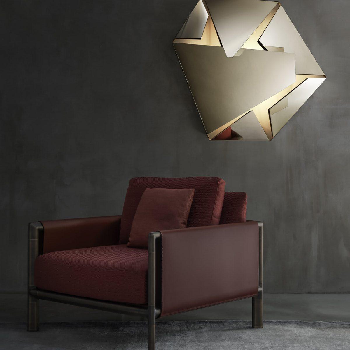 Kaleidos Large Sculptural Wall Light by GHIDINI1961