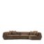 Infinito Large Brown Sofa by GHIDINI1961