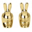 Rabbit Salt and Pepper Shaker in Brass Finish By GHIDINI1961