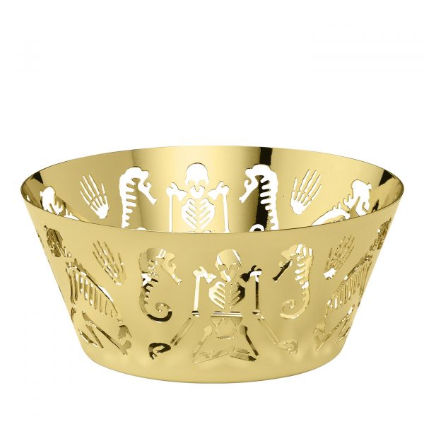 Medium Bowl Gold By GHIDINI1961