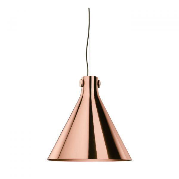 Cone Suspension Lamp in Copper By GHIDINI1961