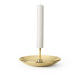 There Candle Holder Gold in Polished Brass By GHIDINI1961