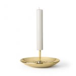 There Candle Holder Gold in Polished Brass By GHIDINI1961