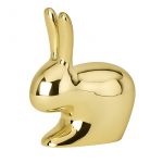 Rabbit Doorstop in Polished Brass by GHIDINI1961