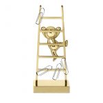 Omini Climber Clip Holder in Polished Brass By GHIDINI1961