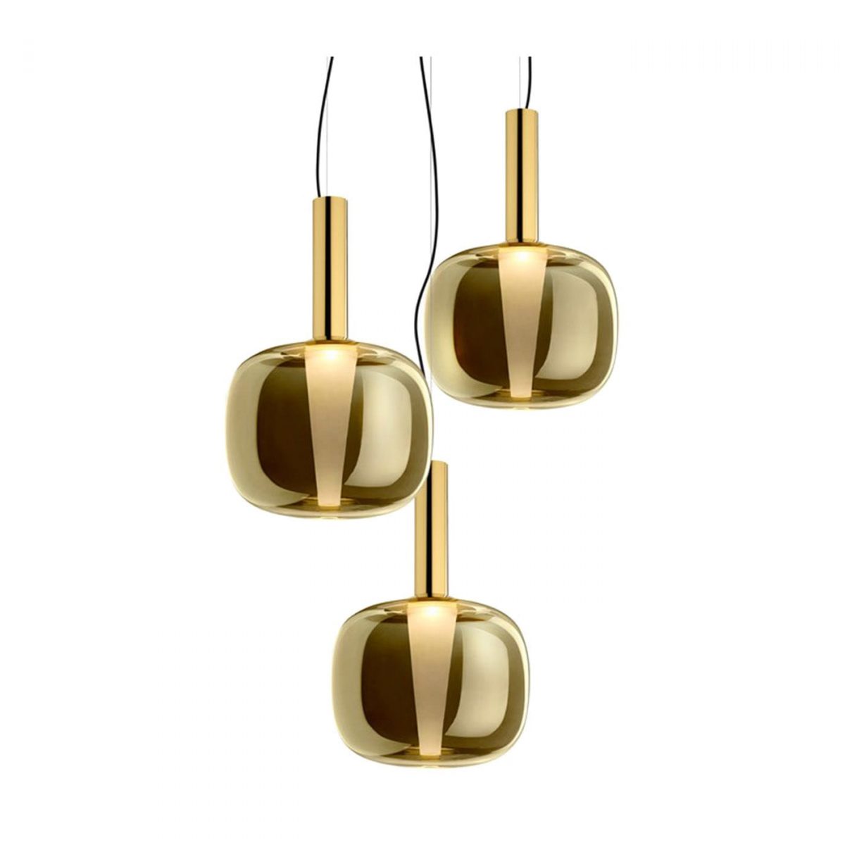 Brass Pendant Lamp by GHIDINI1961