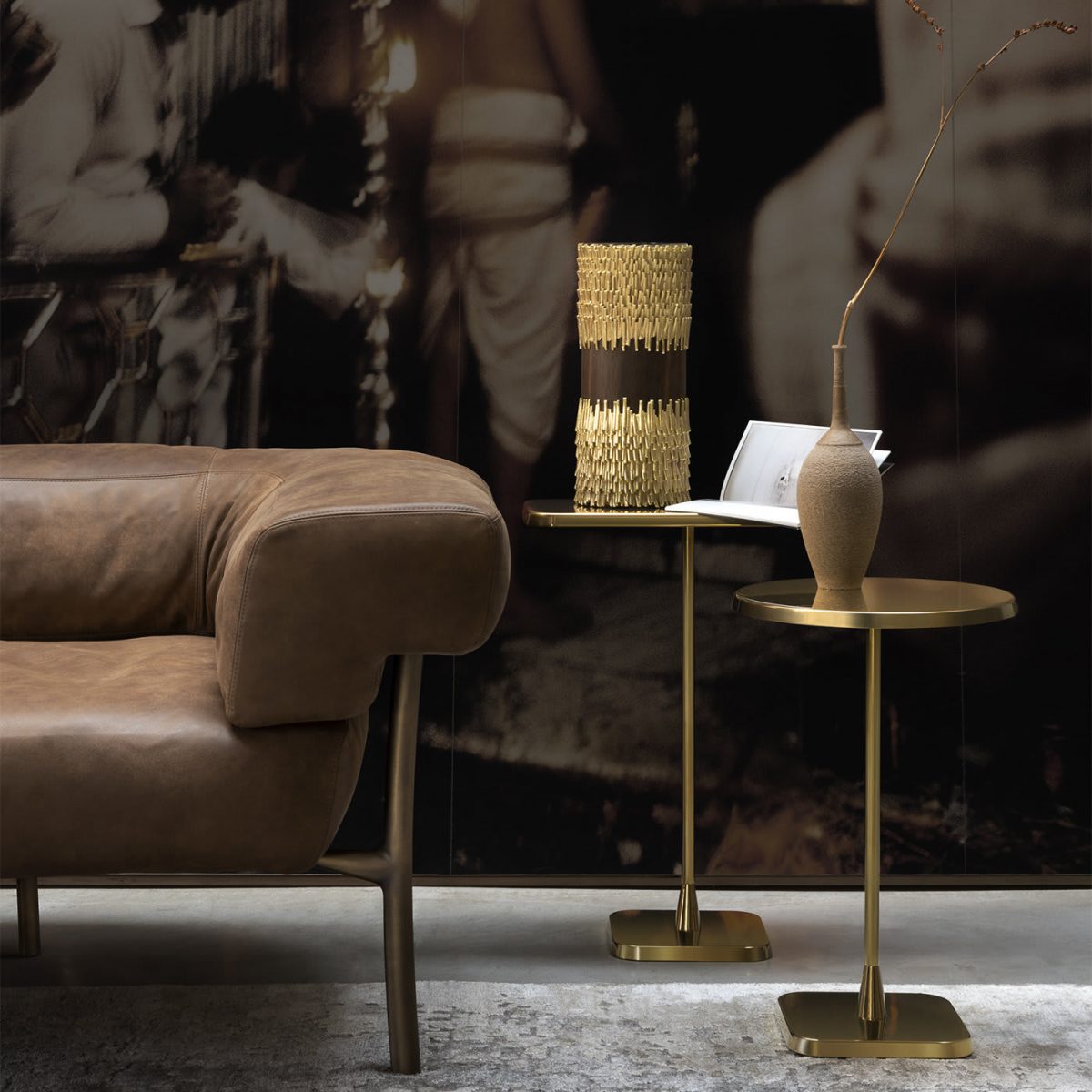 Opera Squared Table Gold By GHIDINI1961