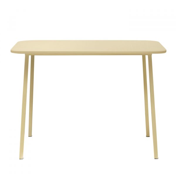 Miami Table Satin Gold By GHIDINI1961