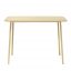 Miami Table Satin Gold By GHIDINI1961