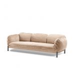 Tarantino Cream 3-Seater Sofa by GHIDINI1961