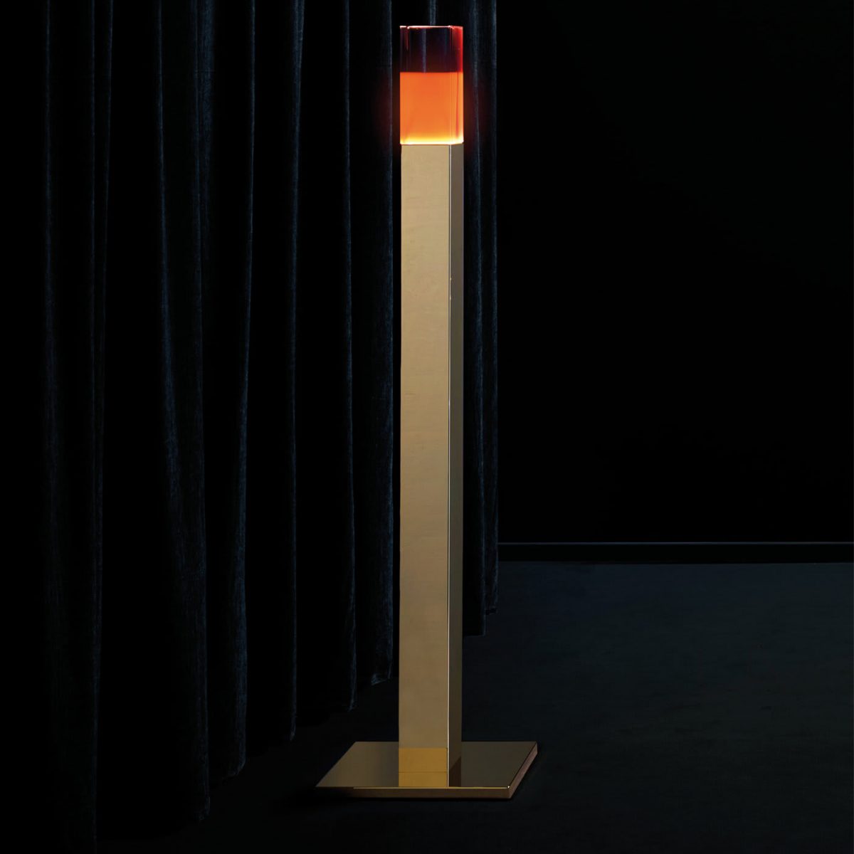 Giotto Gold Floor Lamp By GHIDINI1961