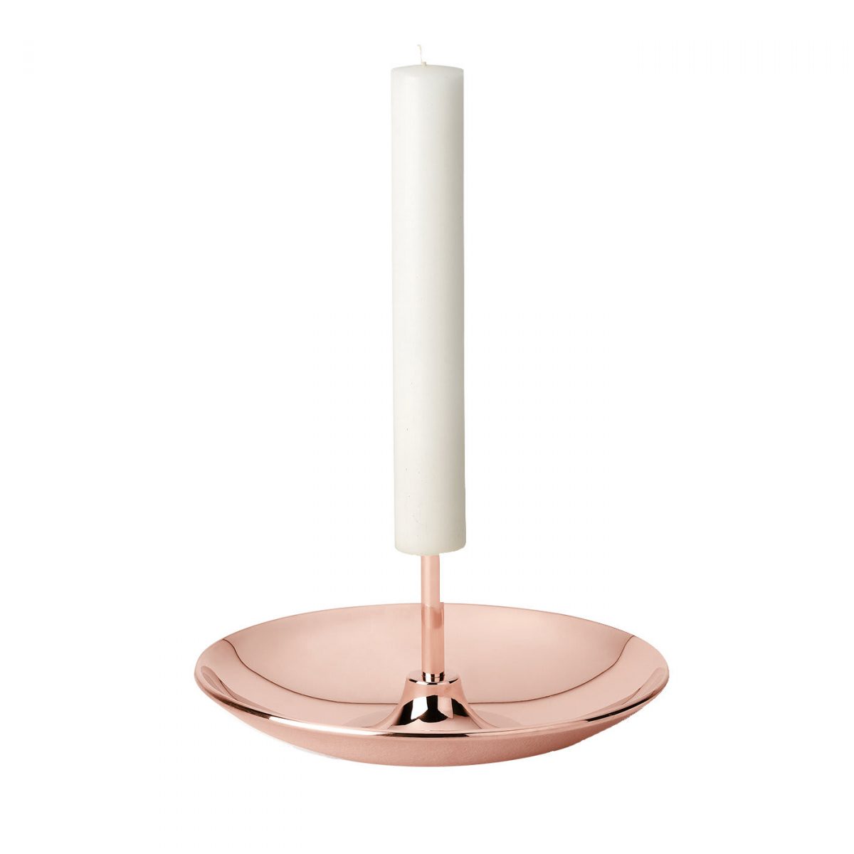 There Candlestick in Copper Finish By GHIDINI1961