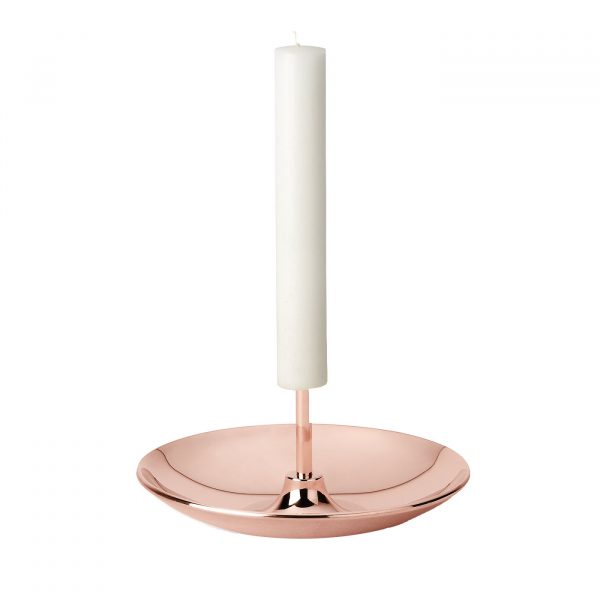 There Candlestick in Copper Finish By GHIDINI1961