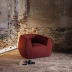 Infinito Red Armchair by GHIDINI1961