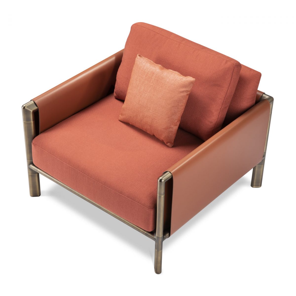 Frame Fabric Armchair By GHIDINI1961