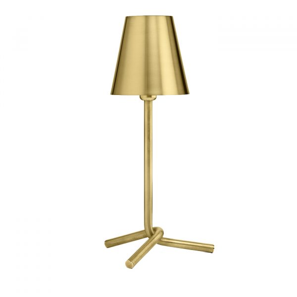 Mio Table Lamp in Satin Brass By GHIDINI1961