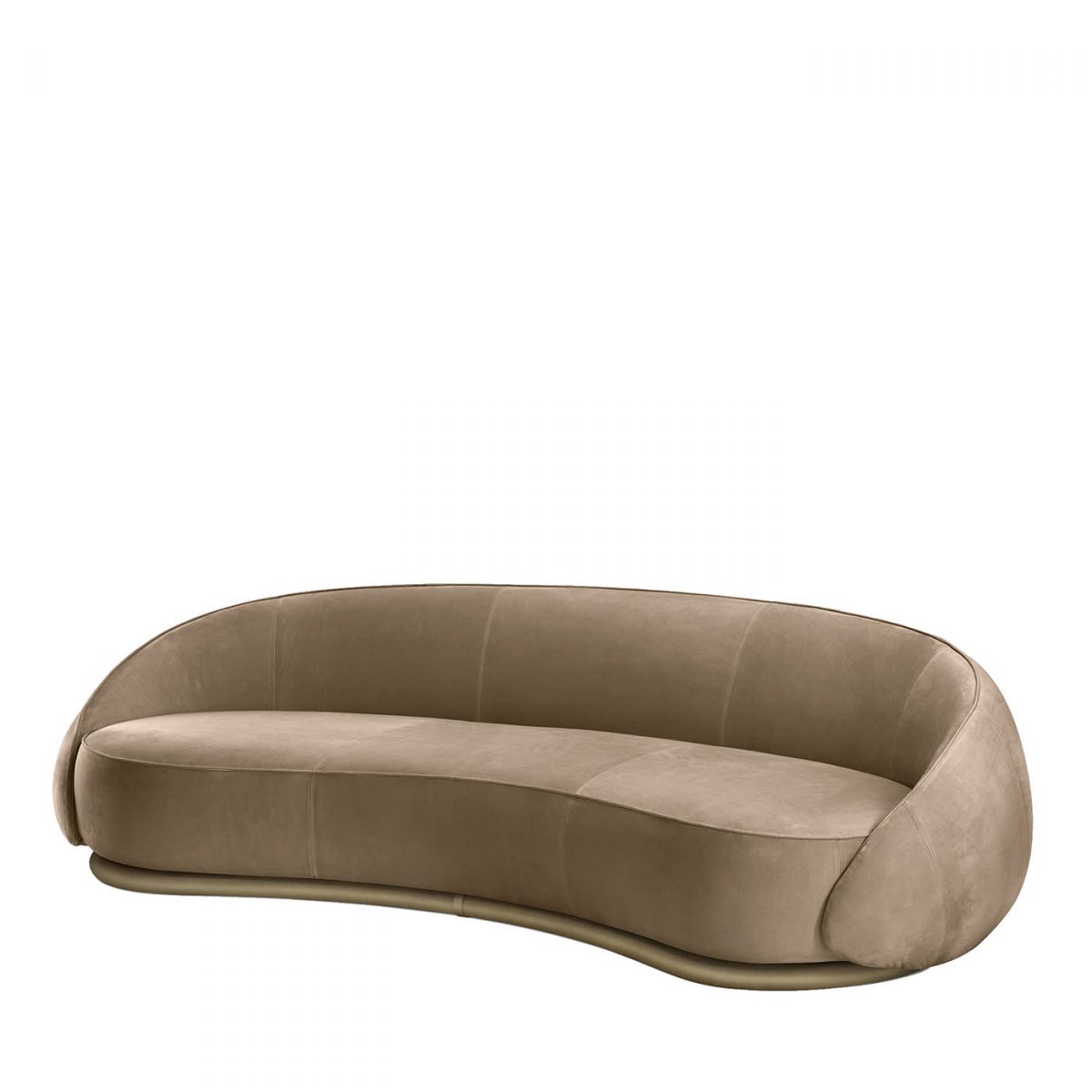 Abbracci Taupe Sofa by GHIDINI1961