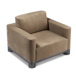 Bold Beige Lounge Chair by GHIDINI1961