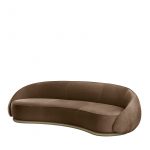 Abbracci Brown Sofa by GHIDINI1961