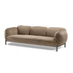 Tarantino Brown 3-Seater Sofa by GHIDINI1961