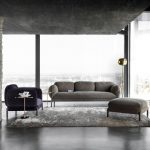 Tarantino Brown 3-Seater Sofa by GHIDINI1961