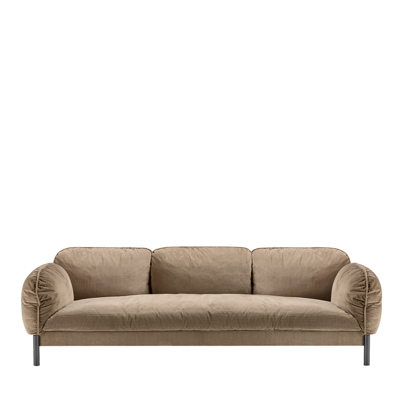 Tarantino Brown 3-Seater Sofa by GHIDINI1961