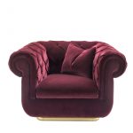 Opera Purple Armchair by GHIDINI1961