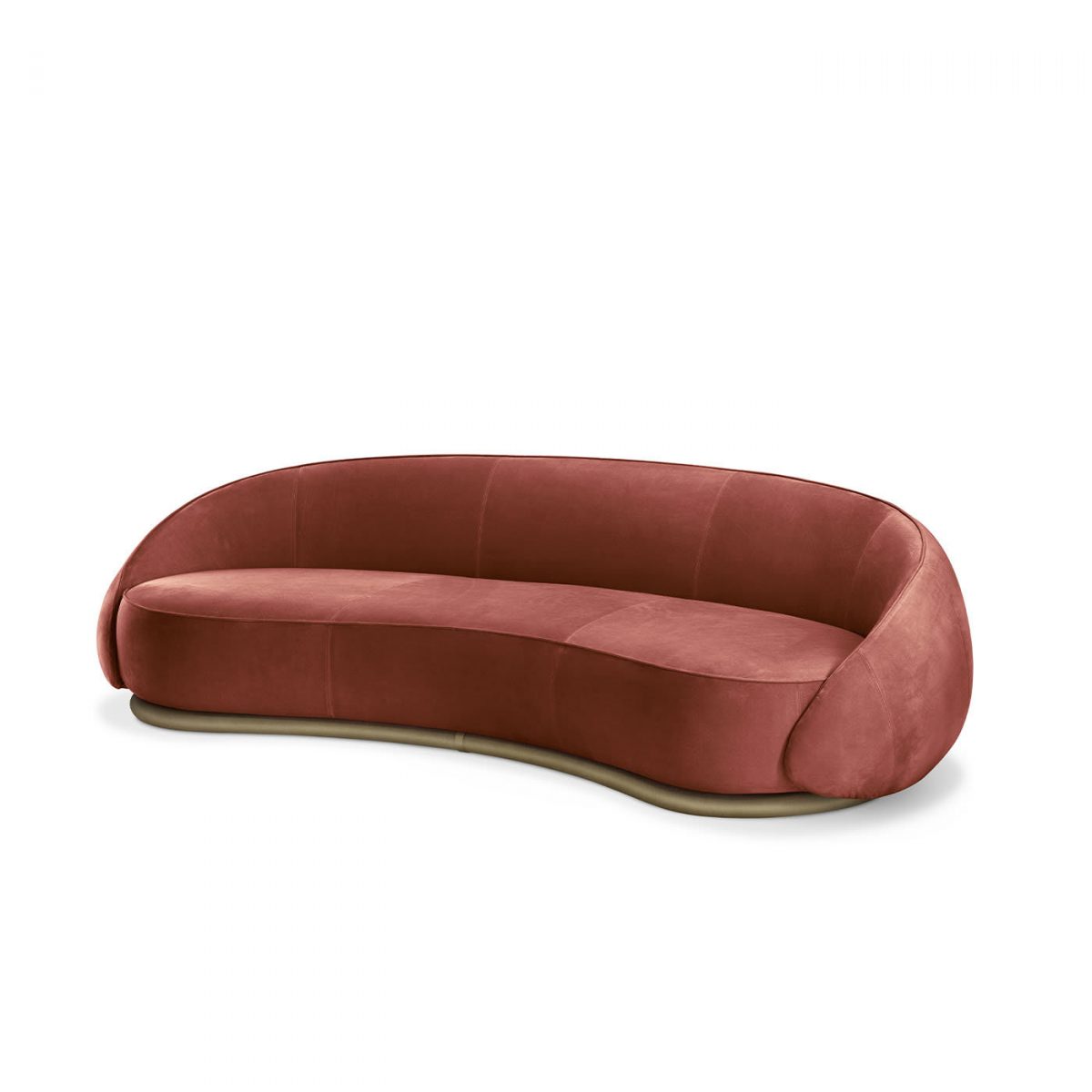 Abbracci Red 3-Seater Sofa GHIDINI1961