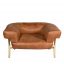 Katana Tobacco Armchair By GHIDINI1961