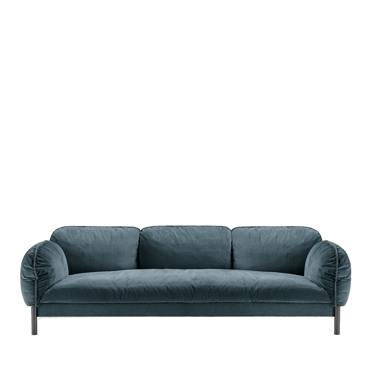 Tarantino Blue Velvet Sofa by GHIDINI1961