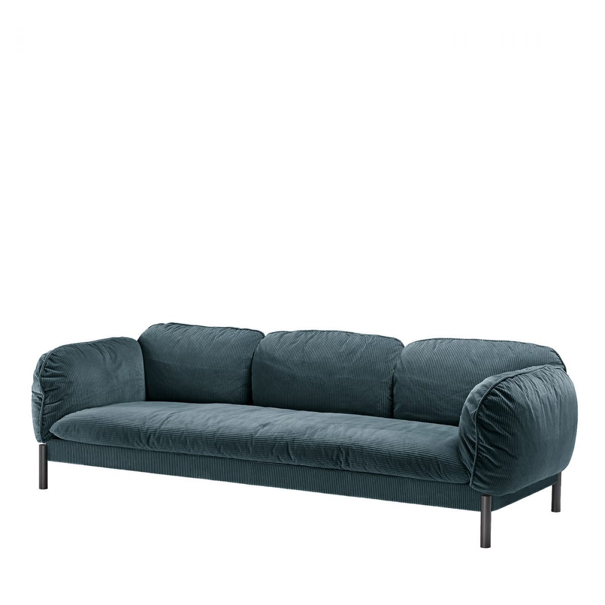 Tarantino Blue Velvet Sofa by GHIDINI1961