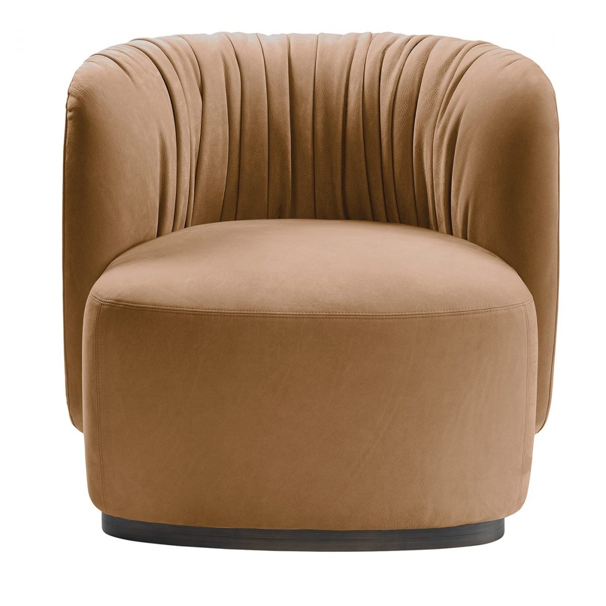 Sipario Light-Brown Armchair by GHIDINI1961