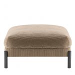 Tarantino Beige Ottoman by GHIDINI1961