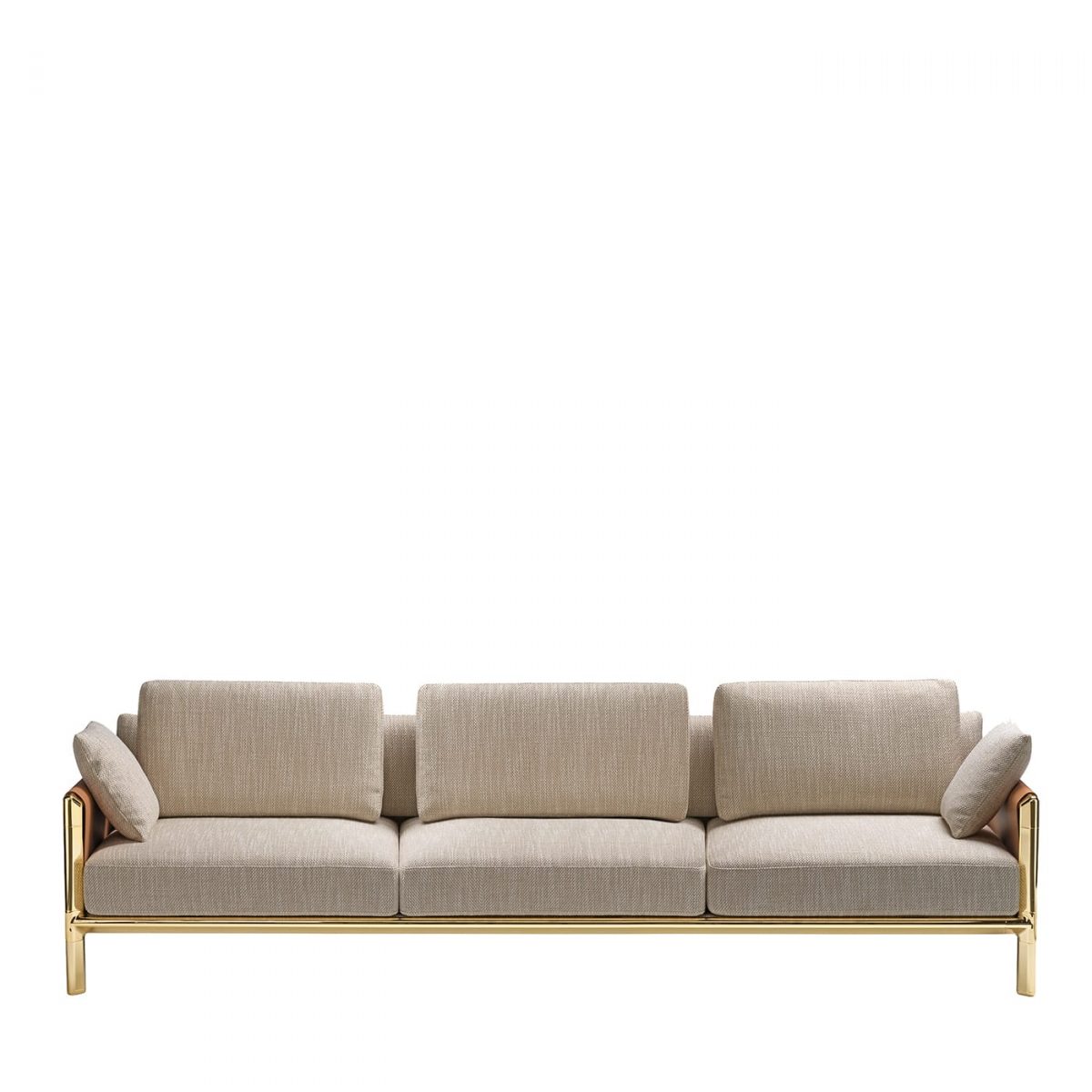 Frame Gold/Grey Sofa by GHIDINI1961