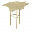 Ninfee Side Table in Satin Brass By GHIDINI1961