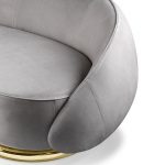 Abbracci Grey 3-Seater Sofa by GHIDINI1961